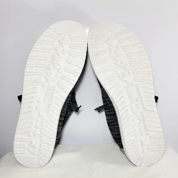 Men's Size 14 Hey Dude Walley Stretch Meteorite Loafers.