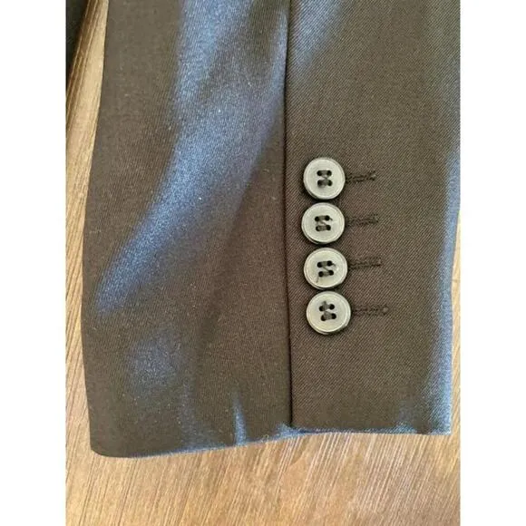 Men’s Stacy Adams Black 2-Piece Suit Set 42R Jacket / 32x27 Pants