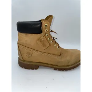 Mens Timberland Leather 10061 6 Inch Premium Wheat Boots! Size 11.5
