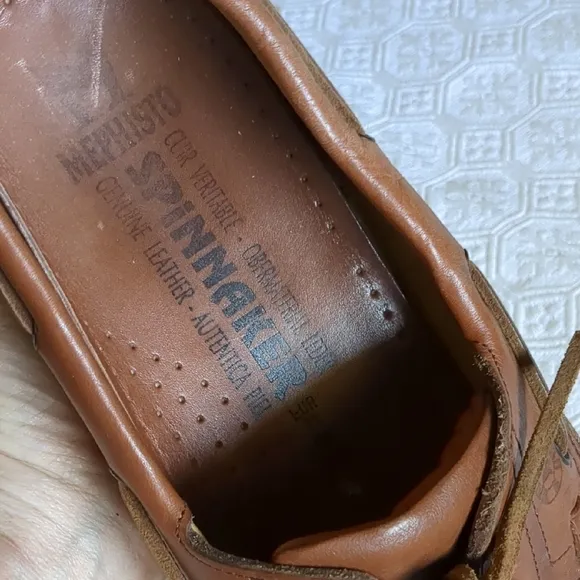 Mephisto Spinnaker Brown Leather Boat Shoes