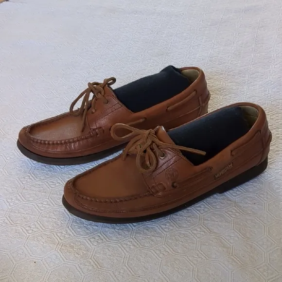 Mephisto Spinnaker Brown Leather Boat Shoes