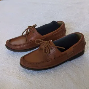 Mephisto Spinnaker Brown Leather Boat Shoes