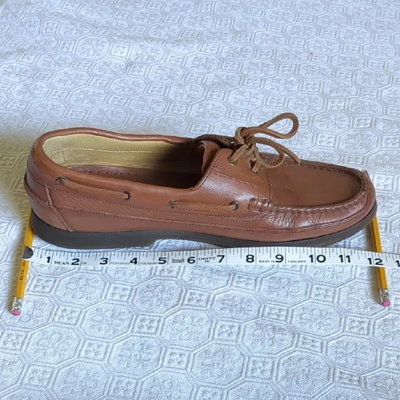 Mephisto Spinnaker Brown Leather Boat Shoes