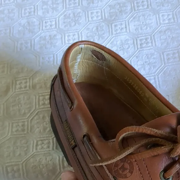 Mephisto Spinnaker Brown Leather Boat Shoes