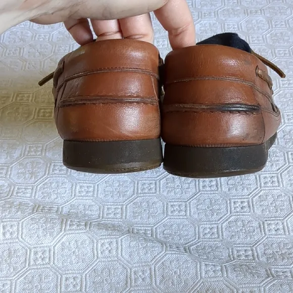 Mephisto Spinnaker Brown Leather Boat Shoes