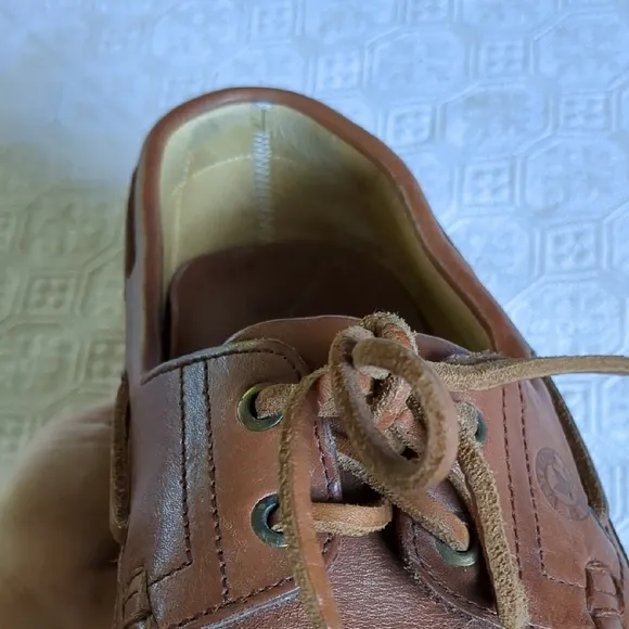 Mephisto Spinnaker Brown Leather Boat Shoes