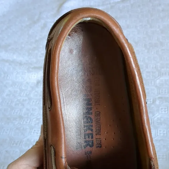 Mephisto Spinnaker Brown Leather Boat Shoes