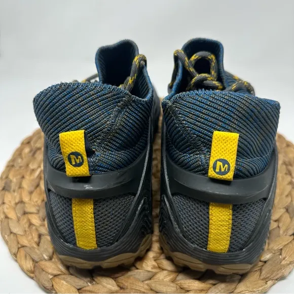 Merrell Chameleon 7 Knit Mid Hiking Boots Gray Black Vibram Soles Size 11 Men's