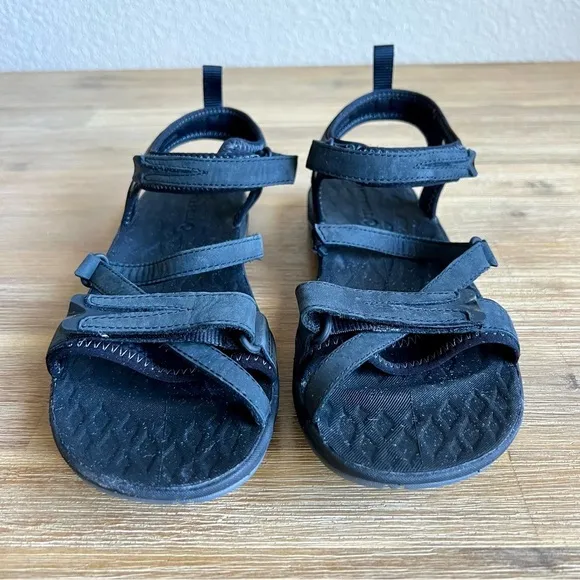 Merrell Form 2 Women Black Grip Soles Size 10 Performance Outdoor Hiking Sandals