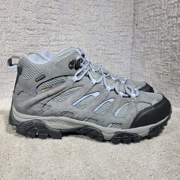 Merrell Moab 3 Men's Size 11 US Gray Suede Mid Waterproof Hiking Boots J88792