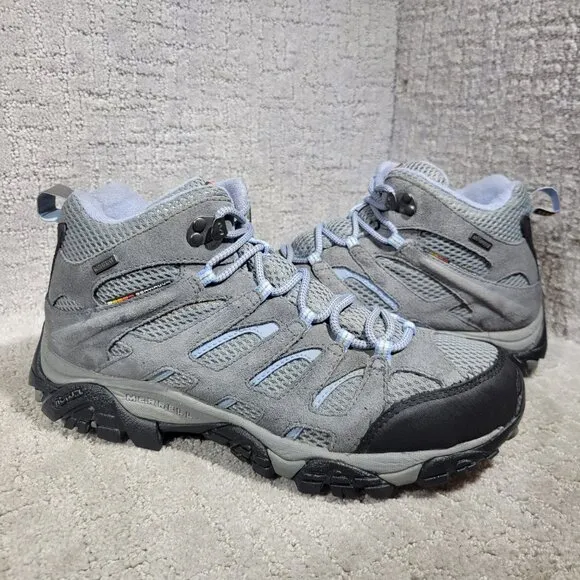 Merrell Moab 3 Men's Size 11 US Gray Suede Mid Waterproof Hiking Boots J88792