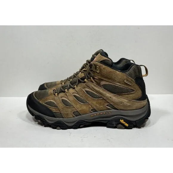 Merrell Moab 3 Mid Men's Size 13 US Brown Suede Waterproof Hiking Boots J035839