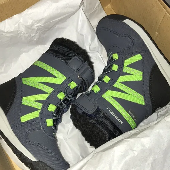 Merrell Snow Crush 2.0 Jr Waterproof Winter Boots (Toddler) NIB