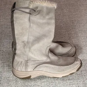 Merrell Winter Suede Boots Light Gray Size 8