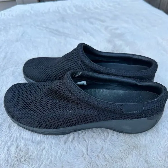 Merrell Women's Encore Q2 Breeze Black Slip-On Mules Size 11 Casual
