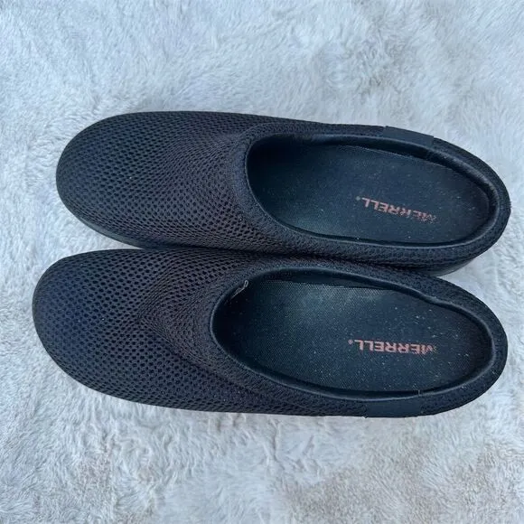 Merrell Women's Encore Q2 Breeze Black Slip-On Mules Size 11 Casual