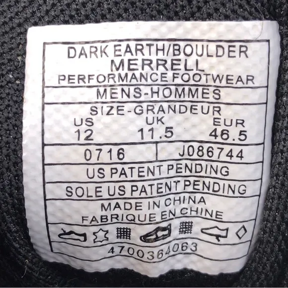 Merrell Yokota Mid Hiking Boots 12