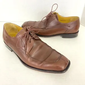 MEZLAN &quot;Columbus&quot; Brown Leather Oxford Dress Shoes Mens Sz 8 M Spain Lace Up 8M