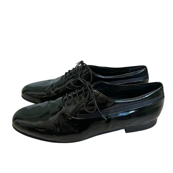 Mezlan Broadway Patent Leather Dress Shoes, Sz 14