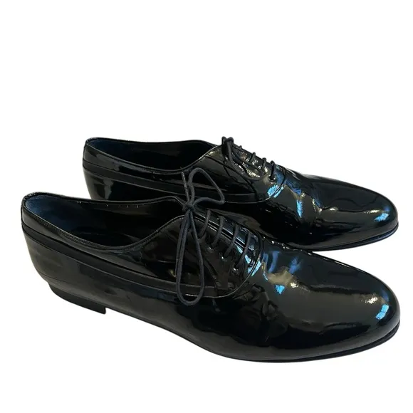 Mezlan Broadway Patent Leather Dress Shoes, Sz 14