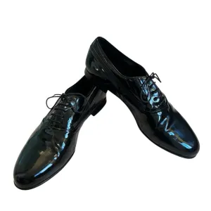 Mezlan Broadway Patent Leather Dress Shoes, Sz 14