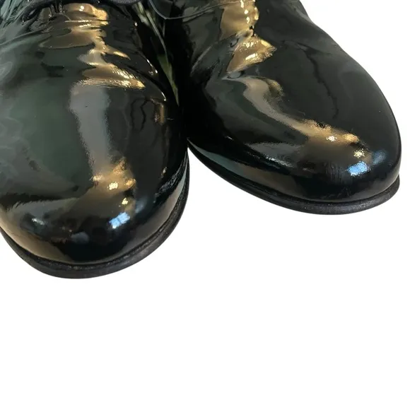 Mezlan Broadway Patent Leather Dress Shoes, Sz 14