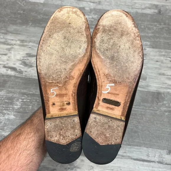 Mezlan Brown Crocodile Loafers 9.5 M