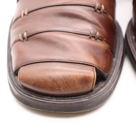 Mezlan Diablo Men's 11 Brown Leather Fisherman Sandals Casual Shoes