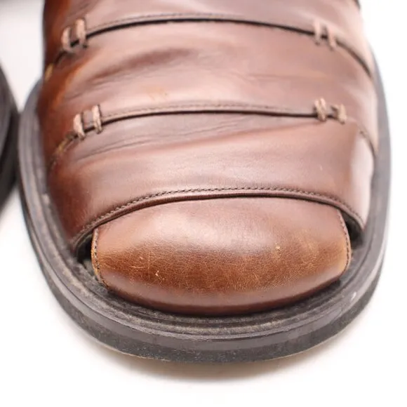 Mezlan Diablo Men's 11 Brown Leather Fisherman Sandals Casual Shoes