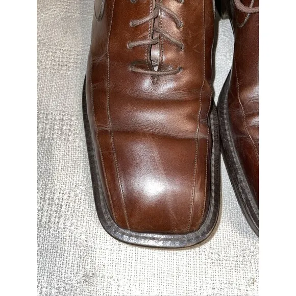 Mezlan Men’s Dress Shoes Size 10.5 D Brown Leather Business Formal City