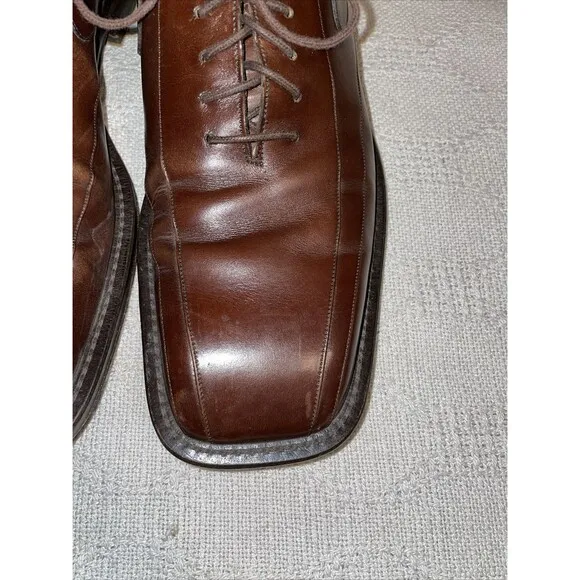 Mezlan Men’s Dress Shoes Size 10.5 D Brown Leather Business Formal City
