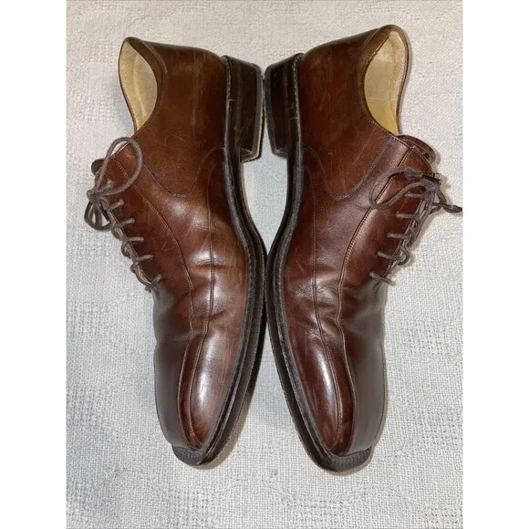 Mezlan Men’s Dress Shoes Size 10.5 D Brown Leather Business Formal City