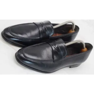 Mezlan Size 10.5 M Black Penny Loafers Shoes MEN'S