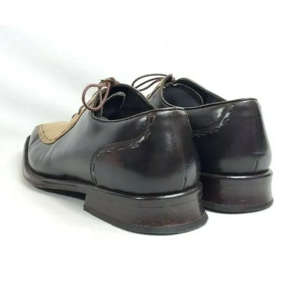Mezlan Termoli Oxford Dress Shoes Men's Size 9 Leather And Suede Uppers