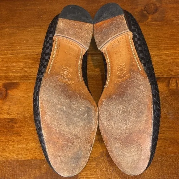 MEZLAN Tuxedo Woven Silk Formal unisex Dress Loafer Shoe Unisex mens 9 womens 10