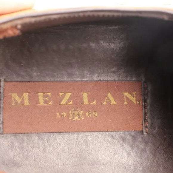 Mezlan Wingtip Men's size 12 M Brown Gray Leather Lace Up Dress Shoes