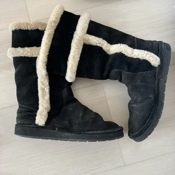 Michael Kors - Black Winter Tall II boots - Suede