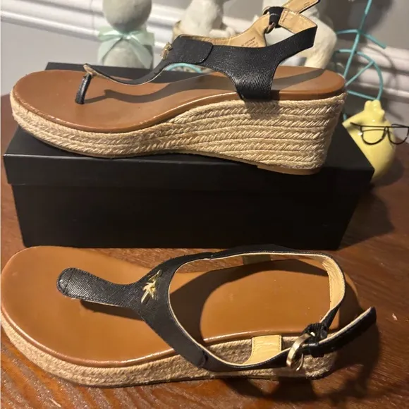Michael Kors Black Women's Sandals -Size 8 Worn 3 times