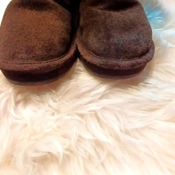 Michael Kors brown leather winter boots