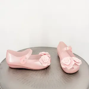 Mini Melissa Pink Floral Sandals