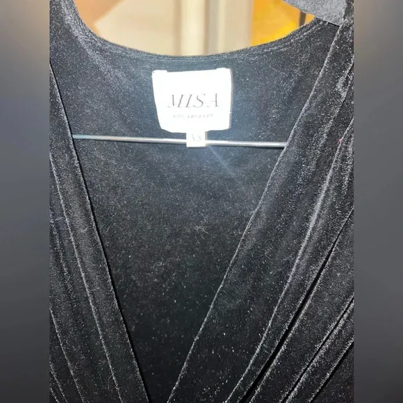 Misa Los Angeles Velvet Like Dress size XS