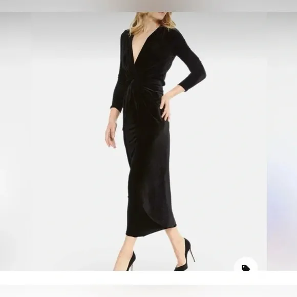 Misa Los Angeles Velvet Like Dress size XS