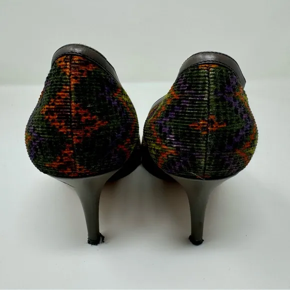 Missoni Corduroy Heel Pumps Shoes