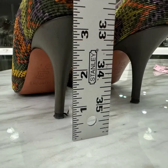 Missoni Corduroy Heel Pumps Shoes