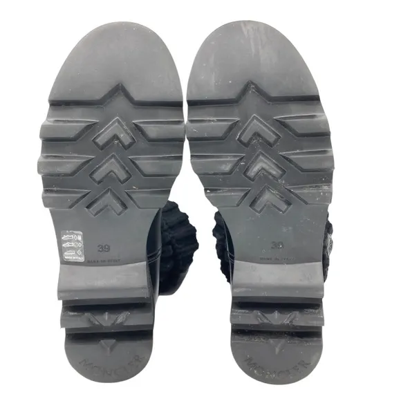 Moncler Black Winter Boots Waterproof and Insulated