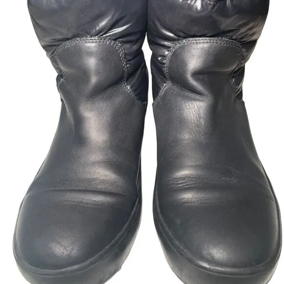 Moncler Womens Puffer High‎ Top Pull On Boots Size 36 USED Winter
