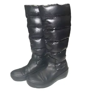 Moncler Womens Puffer High‎ Top Pull On Boots Size 36 USED Winter