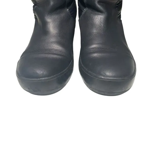 Moncler Womens Puffer High‎ Top Pull On Boots Size 36 USED Winter