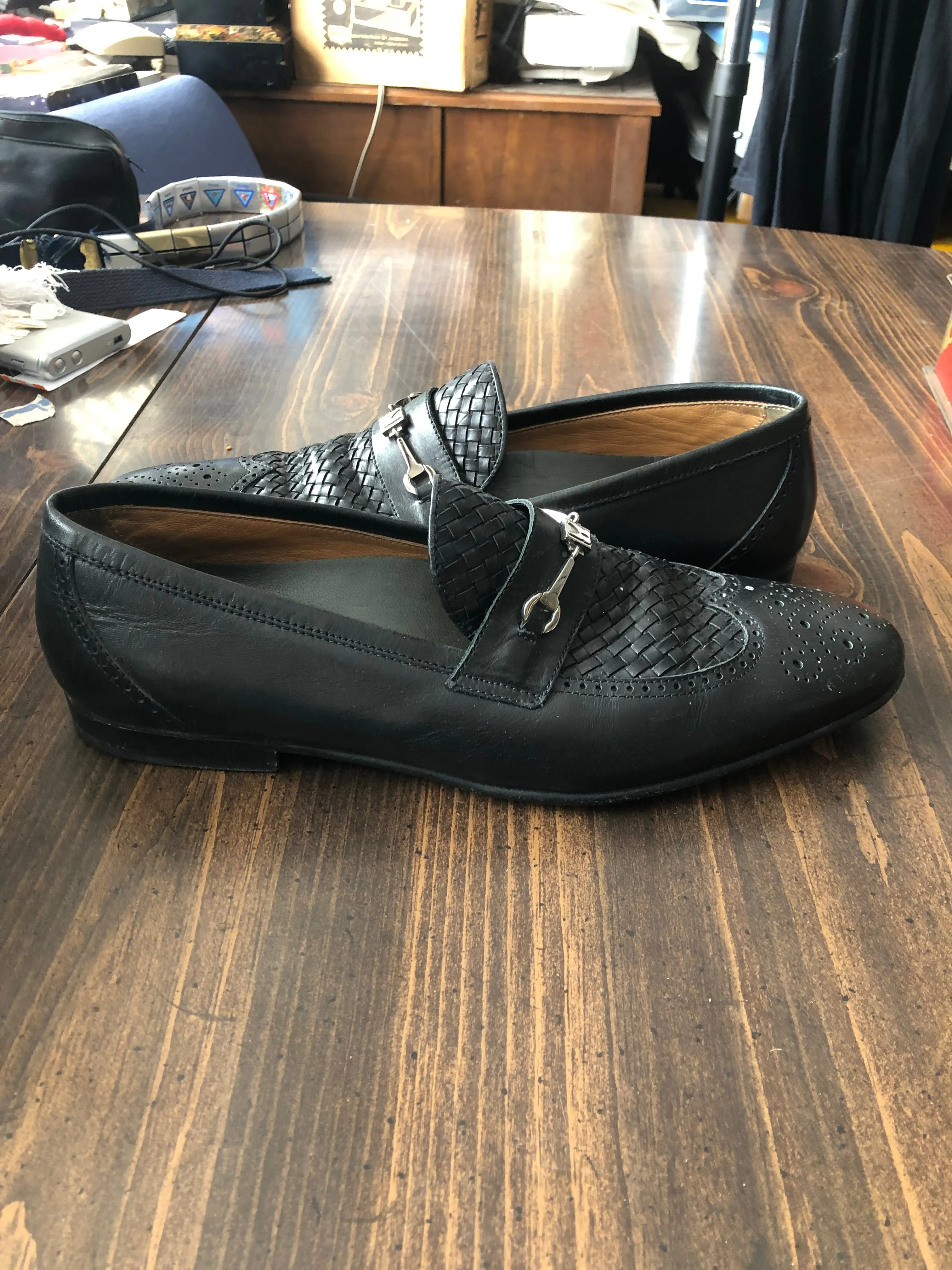 Moreschi Black Italian Loafers