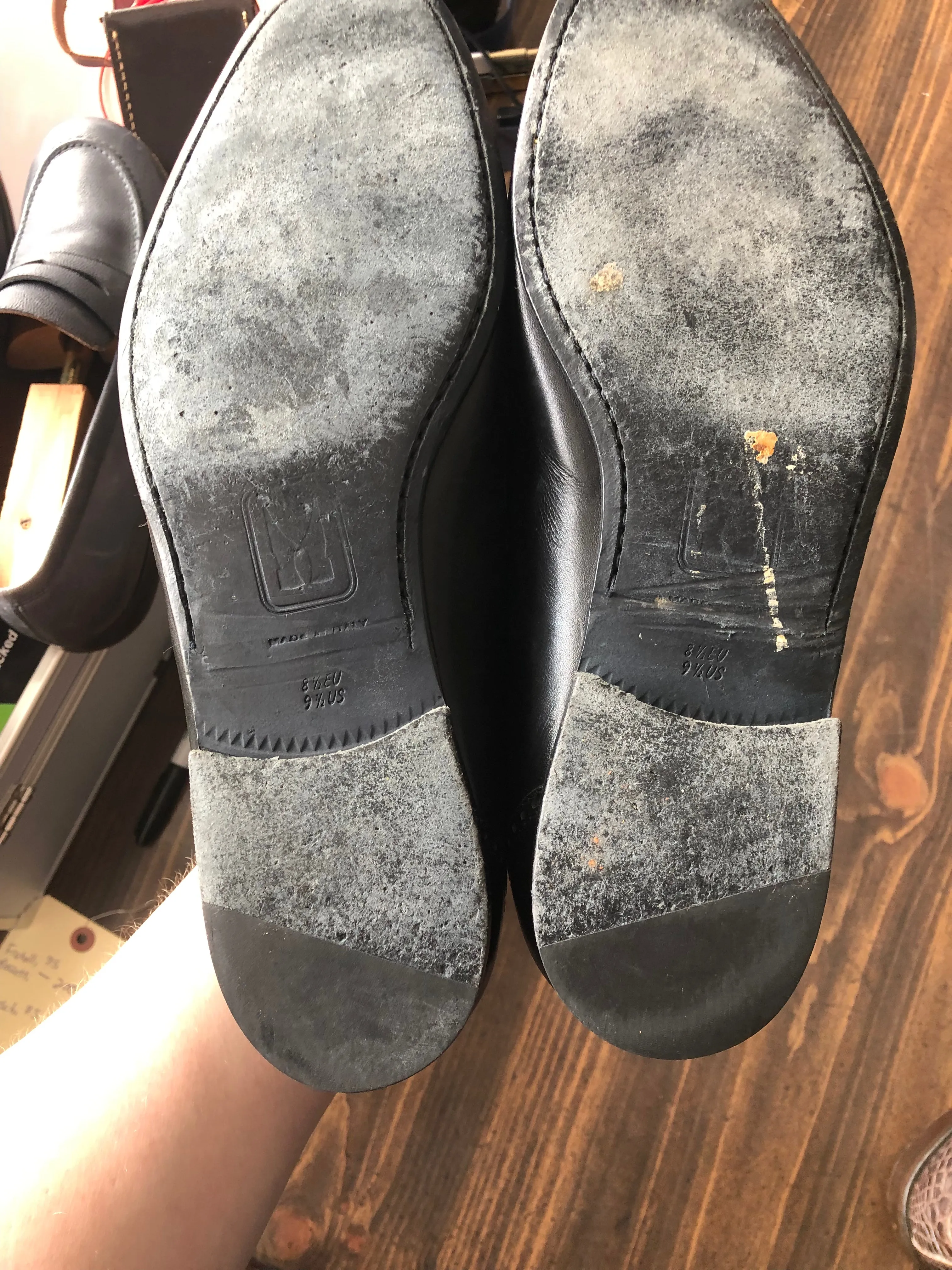 Moreschi Black Italian Loafers